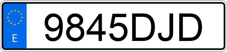 Numer rejestracyjny 9845DJD posiada IVECO DAILY