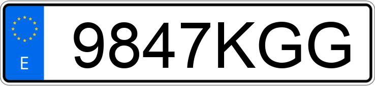 Numer rejestracyjny 9847KGG posiada MINI MINI