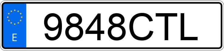 Numer rejestracyjny 9848CTL posiada SEAT CORDOBA