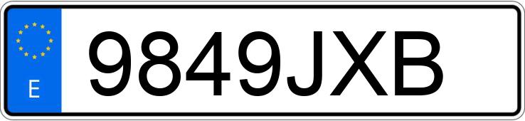 Numer rejestracyjny 9849JXB posiada DACIA SANDERO