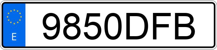 Numer rejestracyjny 9850DFB posiada HYUNDAI ATOS