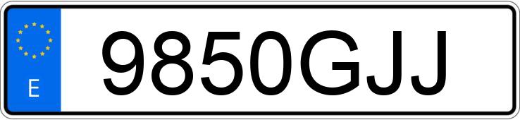 Numer rejestracyjny 9850GJJ posiada VOLKSWAGEN POLO