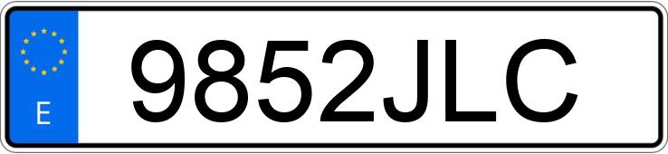 Numer rejestracyjny 9852JLC posiada MERCEDES B (246/242)