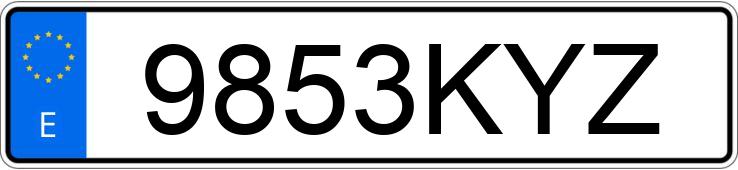 Numer rejestracyjny 9853KYZ posiada IVECO DAILY Numer rejestracyjny 9853KYZ posiada IVECO DAILY