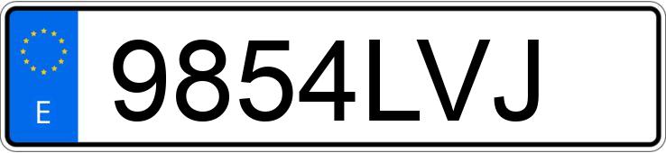 Numer rejestracyjny 9854LVJ posiada MERCEDES CLA (118)