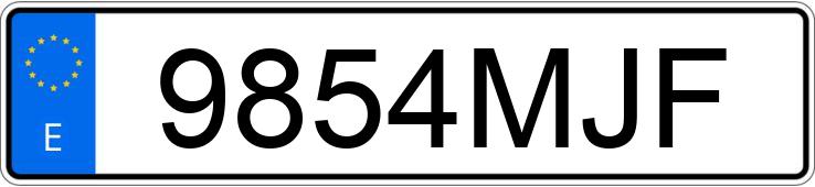 Numer rejestracyjny 9854MJF posiada HYUNDAI I30 FASTBACK