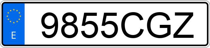 Numer rejestracyjny 9855CGZ posiada SEAT LEON