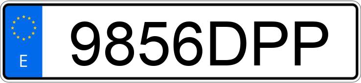 Registreringsnummeret 9856DPP har TOYOTA AVENSIS