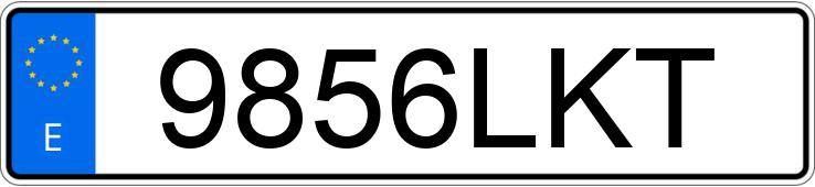 Numer rejestracyjny 9856LKT posiada SEAT LEON