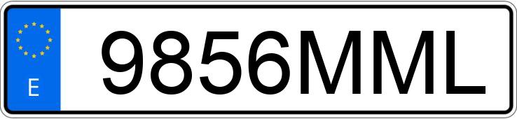 Numer rejestracyjny 9856MML posiada VOLKSWAGEN TIGUAN