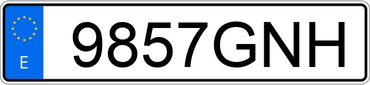 Numer rejestracyjny 9857GNH posiada KIA SORENTO