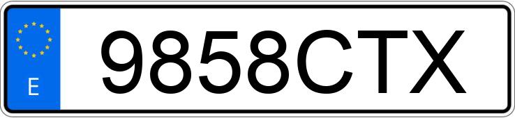 Numer rejestracyjny 9858CTX posiada VOLKSWAGEN GOLF Numer rejestracyjny 9858CTX posiada VOLKSWAGEN GOLF