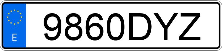 Numer rejestracyjny 9860DYZ posiada VOLKSWAGEN GOLF Numer rejestracyjny 9860DYZ posiada VOLKSWAGEN GOLF