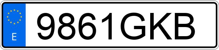 Numer rejestracyjny 9861GKB posiada PEUGEOT 308 Numer rejestracyjny 9861GKB posiada PEUGEOT 308