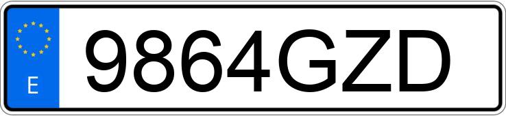 Numer rejestracyjny 9864GZD posiada SKODA OCTAVIA Numer rejestracyjny 9864GZD posiada SKODA OCTAVIA