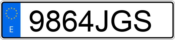 Numer rejestracyjny 9864JGS posiada MERCEDES E (212-207)