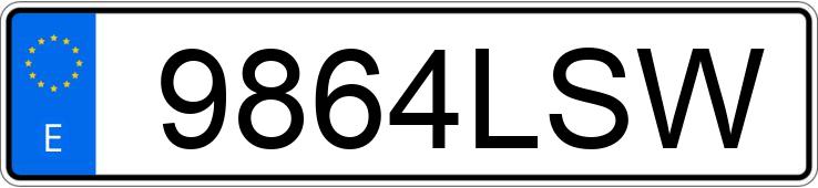 Numer rejestracyjny 9864LSW posiada LEXUS NX 300 H