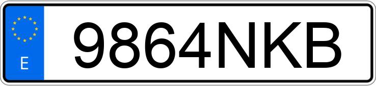 Numer rejestracyjny 9864NKB posiada EVO EVO6