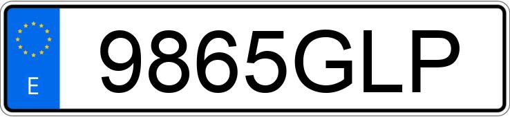 Registreringsnummeret 9865GLP har CITROEN XSARA