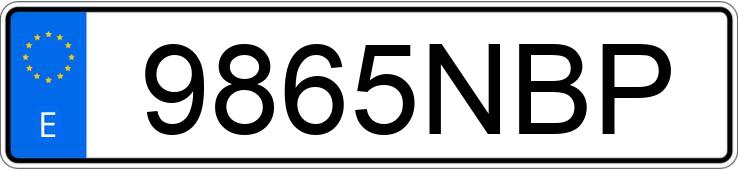 Numer rejestracyjny 9865NBP posiada SEAT LEON Numer rejestracyjny 9865NBP posiada SEAT LEON