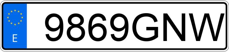 Numer rejestracyjny 9869GNW posiada MINI MINI Numer rejestracyjny 9869GNW posiada MINI MINI