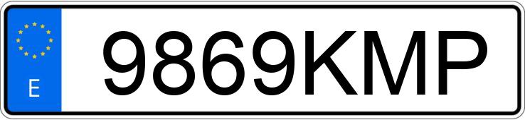 Numer rejestracyjny 9869KMP posiada AUDI A3 Numer rejestracyjny 9869KMP posiada AUDI A3