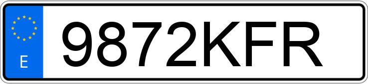 Numer rejestracyjny 9872KFR posiada PEUGEOT 5008