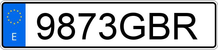 Numer rejestracyjny 9873GBR posiada CITROEN C4