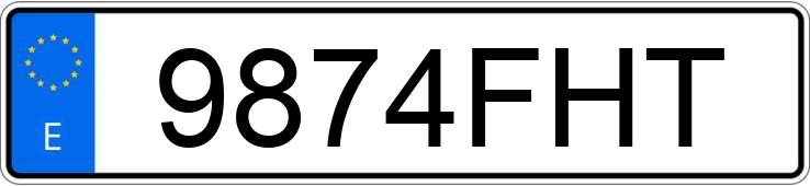 Numer rejestracyjny 9874FHT posiada CHEVROLET-GM KALOS