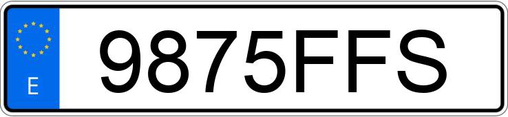 Numer rejestracyjny 9875FFS posiada AUDI TT Numer rejestracyjny 9875FFS posiada AUDI TT