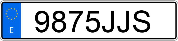 Numer rejestracyjny 9875JJS posiada VOLKSWAGEN TOURAN Numer rejestracyjny 9875JJS posiada VOLKSWAGEN TOURAN