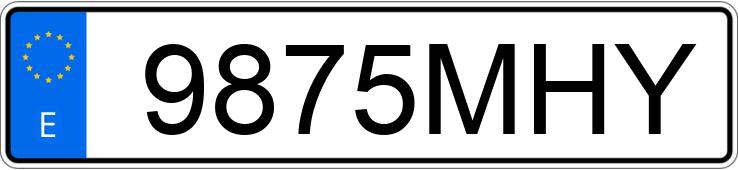 Numer rejestracyjny 9875MHY posiada KEEWAY RKF