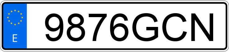 Numer rejestracyjny 9876GCN posiada AUDI A5