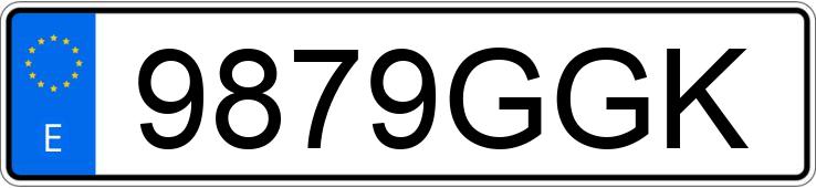 Numer rejestracyjny 9879GGK posiada FORD FOCUS 1.6 BUSINESS