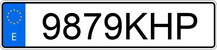 Numer rejestracyjny 9879KHP posiada VOLVO XC60