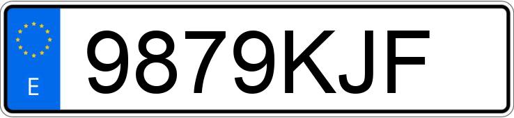 Numer rejestracyjny 9879KJF posiada MERCEDES GLA (156)