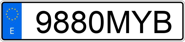 Numer rejestracyjny 9880MYB posiada LEXUS LBX