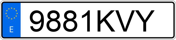 Numer rejestracyjny 9881KVY posiada MAZDA MAZDA3 Numer rejestracyjny 9881KVY posiada MAZDA MAZDA3