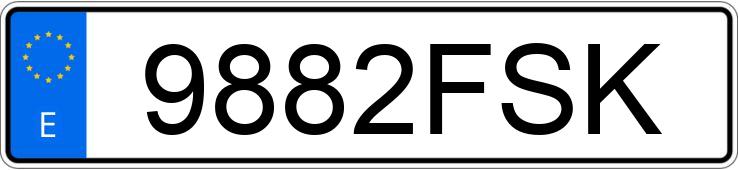 Le numéro d’enregistrement 9882FSK a KIA SORENTO Le numéro d’enregistrement 9882FSK a KIA SORENTO