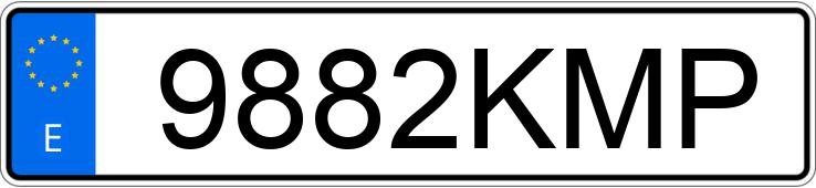 Numer rejestracyjny 9882KMP posiada MAZDA CX-3