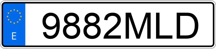 Numer rejestracyjny 9882MLD posiada TOYOTA RAV4