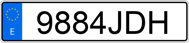 Numer rejestracyjny 9884JDH posiada SEAT LEON