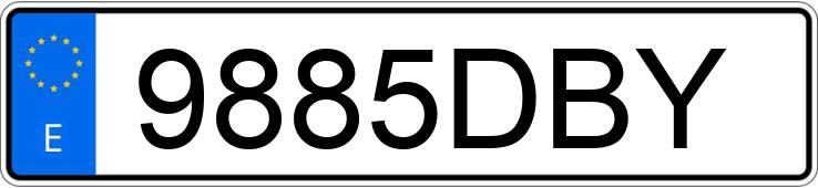 Numer rejestracyjny 9885DBY posiada AUDI A6