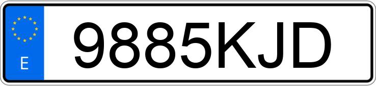 Numer rejestracyjny 9885KJD posiada FIAT 500 Numer rejestracyjny 9885KJD posiada FIAT 500