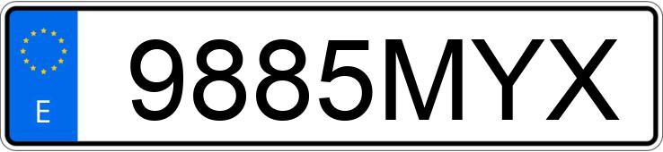 Numer rejestracyjny 9885MYX posiada PORSCHE PANAMERA Numer rejestracyjny 9885MYX posiada PORSCHE PANAMERA