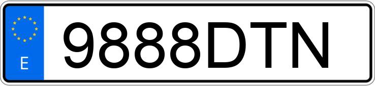Numer rejestracyjny 9888DTN posiada MERCEDES E (211)