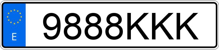 Numer rejestracyjny 9888KKK posiada RENAULT ZOE Numer rejestracyjny 9888KKK posiada RENAULT ZOE