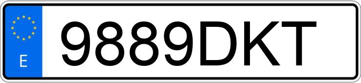 Numer rejestracyjny 9889DKT posiada SEAT LEON