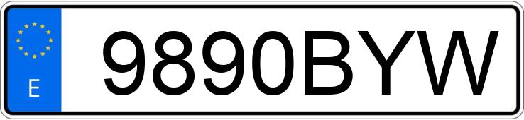 Numer rejestracyjny 9890BYW posiada BMW SERIE 5 Numer rejestracyjny 9890BYW posiada BMW SERIE 5