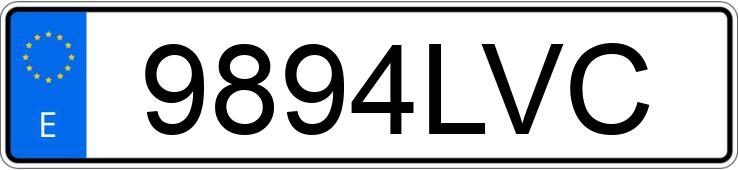 Numer rejestracyjny 9894LVC posiada OPEL MOKKA
